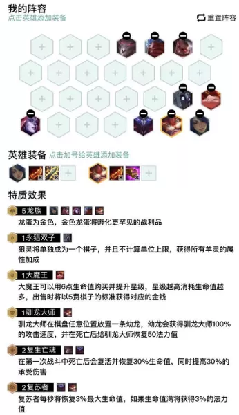 龙族斗士羁绊搭配阵容最新　云顶之弈羁绊阵容图-第2张
