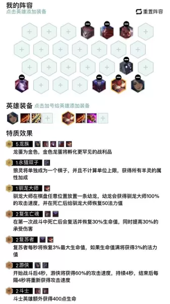 龙族斗士羁绊搭配阵容最新　云顶之弈羁绊阵容图-第6张
