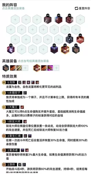 龙族斗士羁绊搭配阵容最新　云顶之弈羁绊阵容图-第7张