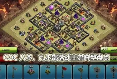 部落冲突奇葩防御阵容搭配　部落7本最强防御阵型-第7张