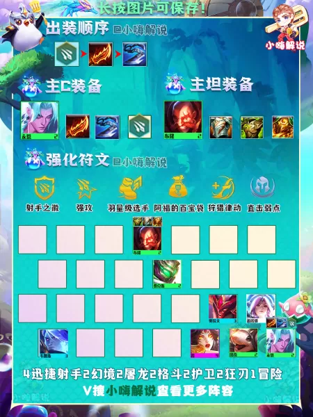 迅捷射手强攻阵容搭配什么　攻速多玩什么阵容-第8张