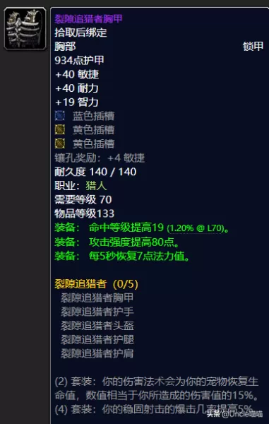 魔兽世界猎人战场装备　魔兽世界怀旧服猎人战场装备-第10张