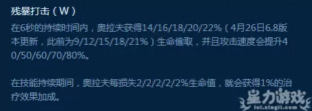 奥拉夫打野天赋格局太小　打野奥拉夫-第5张