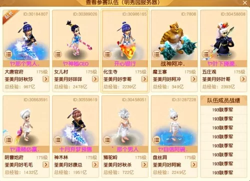 梦幻西游服战队名字　珍宝阁服战队成员介绍-第8张