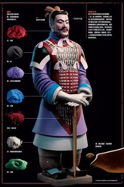 兵马俑有彩色的吗　兵马俑刚出土是彩色的吗-第3张