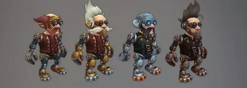 魔兽正式服侏儒幻化大全　魔兽世界机械侏儒-第2张