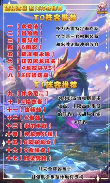云顶之弈海洋阵容搭配　lol端游云顶之弈最强阵容-第2张
