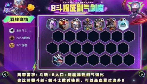云顶之弈阵容斗士搭配　云顶之弈新手速成阵容-第6张