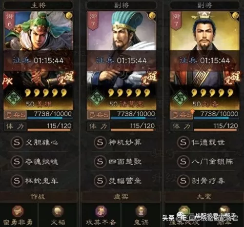 刘备蜀弓最强阵容搭配　三国志战略版蜀智顶配-第2张