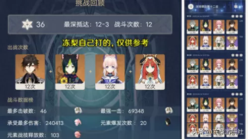 原神深渊奇葩阵容搭配　原神平民深渊阵容两队-第13张