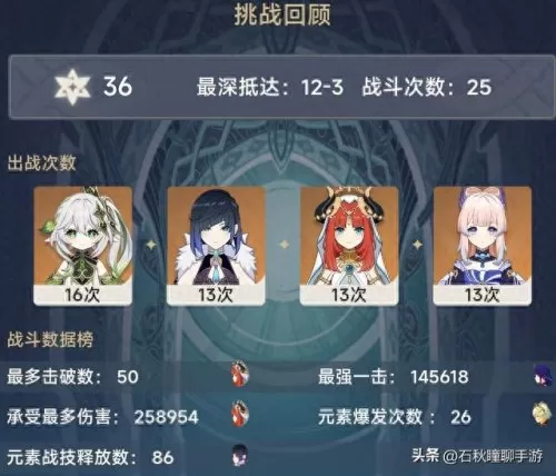 原神阵容搭配打深渊　零氪深渊两队怎么组-第1张