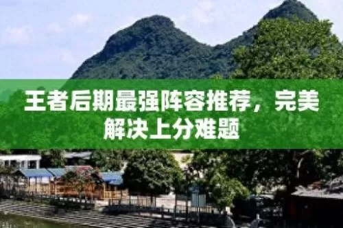 后期王者最强阵容搭配图(王者版本最强阵容怎么配合)-第1张
