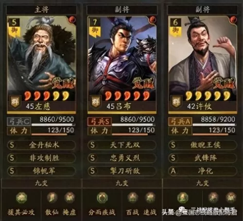 吕布左慈的阵容搭配　白板左慈最强阵容-第2张