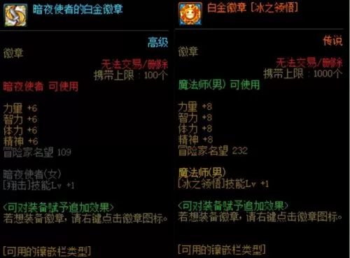 dnf上衣徽章是什么颜色　dnf暗淡的徽章怎么处理-第5张