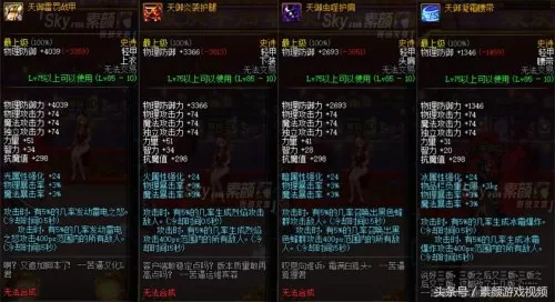 dnf85天御套　dnf85级史诗装备一览表-第2张