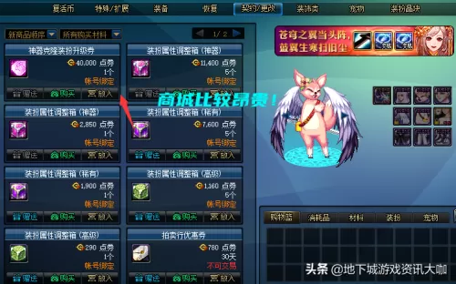 dnf装扮互换卷在哪买　dnf武器装扮拍卖行能买吗-第4张