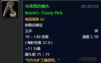 魔兽采矿锄头哪里买　魔兽世界矿工锄加五点采矿-第1张