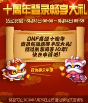 dnf十周年庆领取的奖励　DNF活动-第2张