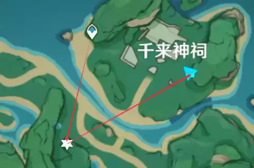 原神鹤观藏宝图的碎片怎么用　根据藏宝图上的线索搜寻宝藏原神-第24张