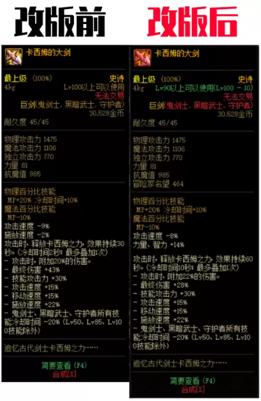 dnf100版本鬼剑士毕业武器　鬼剑士100级武器排行-第3张