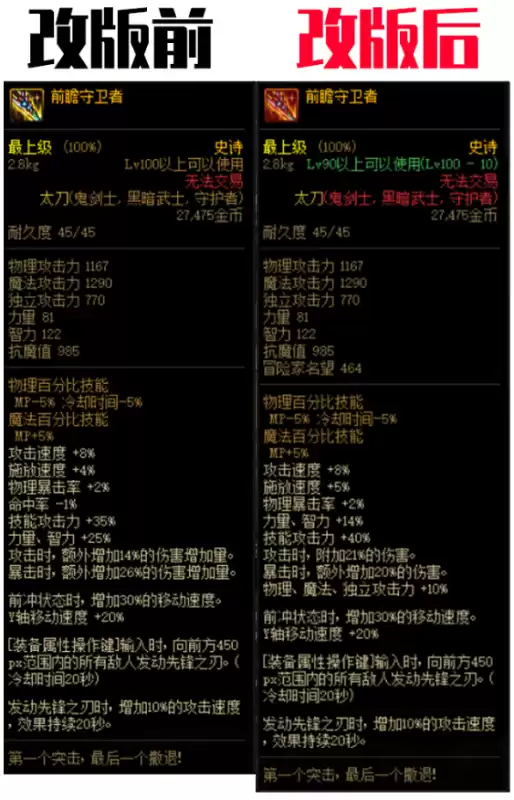 dnf100版本鬼剑士毕业武器　鬼剑士100级武器排行-第7张