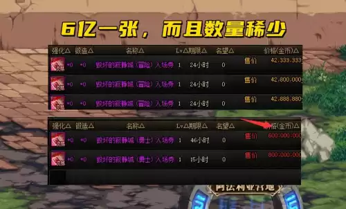 寂静城勇士门票多少钱　dnf寂静城-第3张