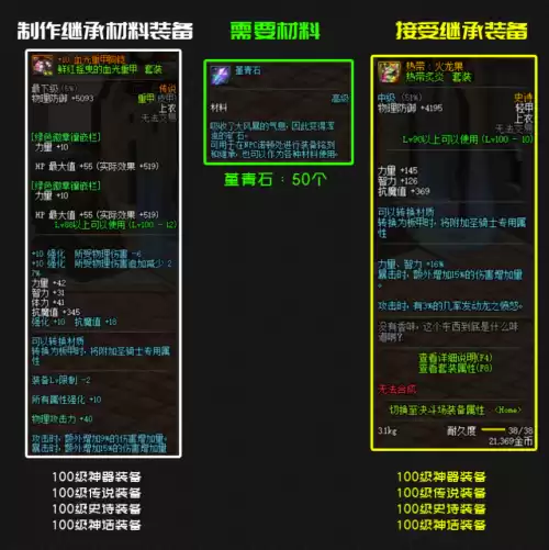 地下城与勇士继承和铭刻的区别　地下城与勇士装备怎么继承-第4张