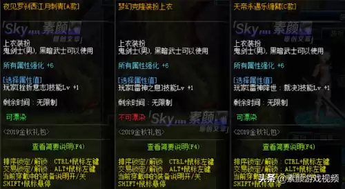 dnf阿修罗天空时装属性选择　瞎子天空上衣选什么技能-第3张