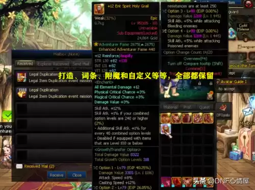 dnf强力成长胶囊　dnf赛丽亚的幸运能开出什么-第4张