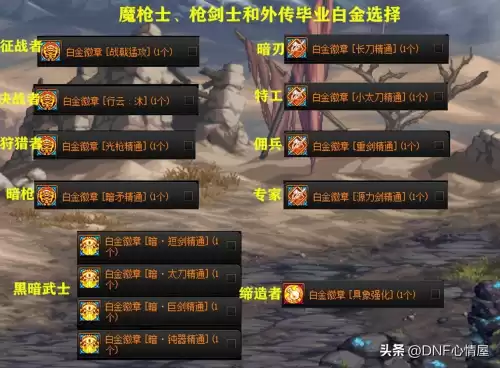 dnf狂战士梦想白金徽章　狂战士梦想白金徽章-第9张