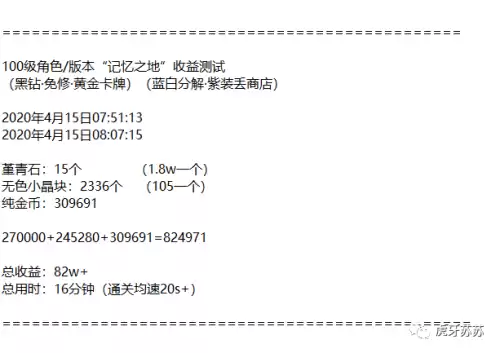 地下城皇宫搬砖收益　DNF搬砖收益-第5张