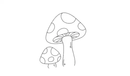 我的世界蘑菇怎么画　我的世界动物简笔画-第5张