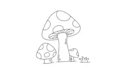 我的世界蘑菇怎么画　我的世界动物简笔画-第6张