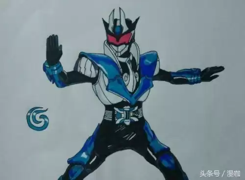 炎龙铠甲勇士怎么画　火焰铠甲勇士的简笔画-第3张