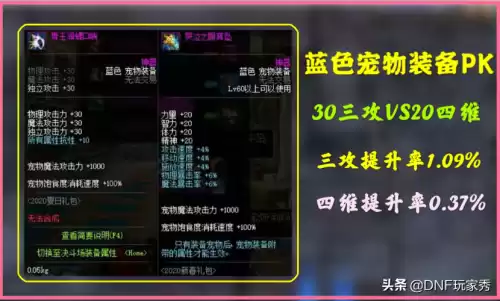 dnf夏日宠物装备和春节宠物装备对比　dnf新春宠物装备自选礼盒-第4张