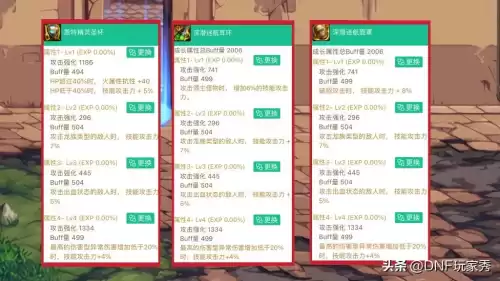 dnf加1到45技能的装备　DNF加技能等级的首饰-第5张