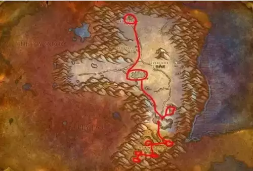 wow矿石多久刷新　魔兽世界矿石分布图-第9张