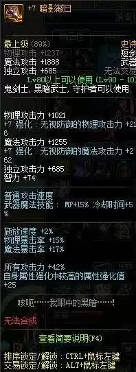 dnf90版本鬼泣毕业装备　dnf95B防具排行鬼泣-第5张