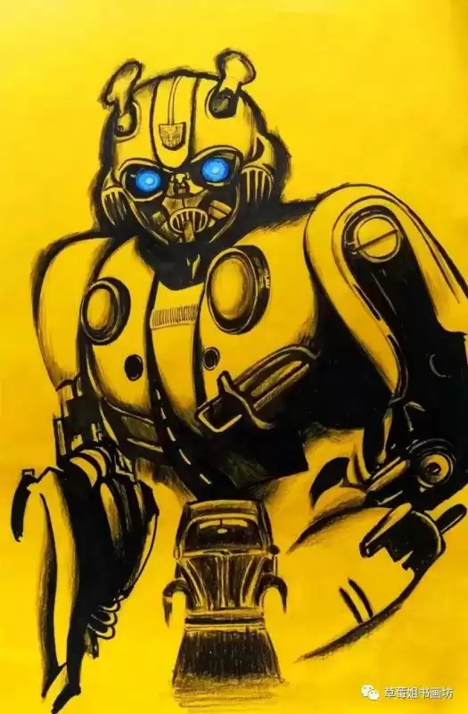 迷你世界大黄蜂怎么画简笔画　画一个大黄蜂-第8张