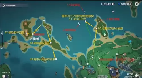 原神雷指针怎么解密　原神鹤观岛6个壁画位置-第7张