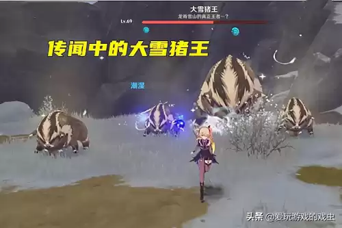 原神被冻住的野猪在哪　原神雪山冰冻野猪-第2张