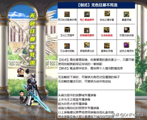 地下城剑魂110级毕业装备选择　地下城搬砖装备搭配-第4张