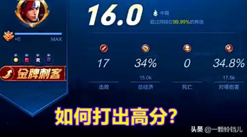 王者荣耀怎样打出高评分　韩信怎么打出高评分-第1张
