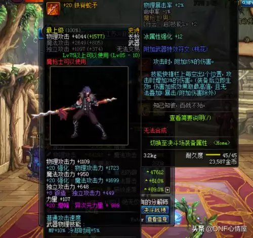 dnf圣武枪魂武器增幅还是强化　某路过异界的圣武枪魂-第4张