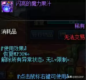dnf恢复hp的药在哪买　DNF达人hp有什么用-第12张