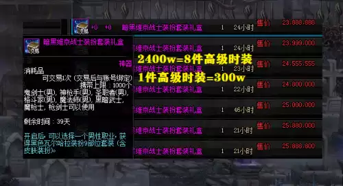 地下城拍卖行时装那个最便宜　DNF怎么在拍卖行买时装-第3张