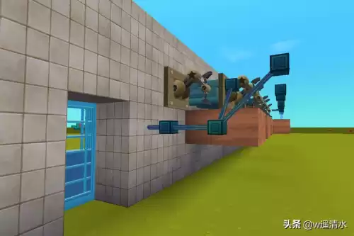 迷你世界铁门怎么制作　室外铁门制作-第6张
