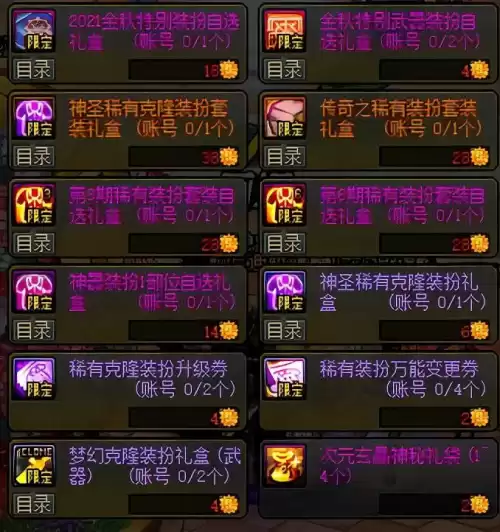 dnf梦幻克隆武器装扮徽章　2023新春礼包开启时间-第7张