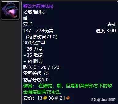 魔兽世界法杖能幻化成单手剑吗　魔兽世界好看的法杖幻化-第38张