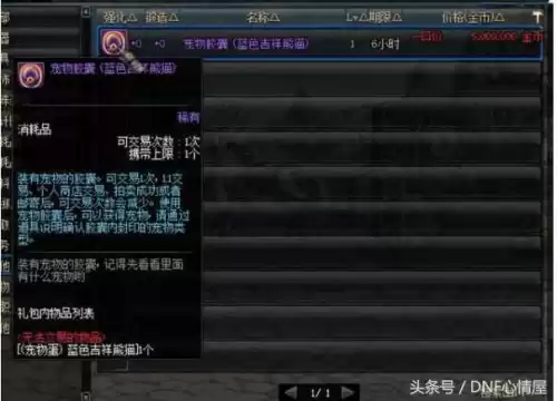 dnf2022可交易的宠物　DNF平民宠物-第6张
